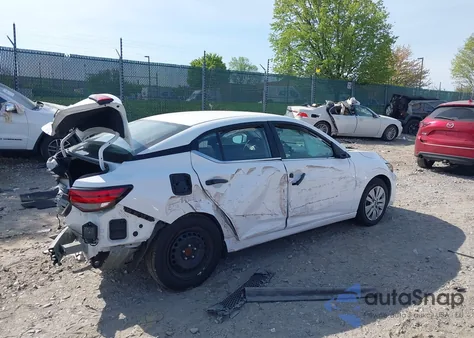 2024 Nissan Sentra S Xtronic Cvt z USA, uszkodzony, nr VIN 3N1AB8BV2RY285764